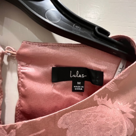 Lulus szM rose/pink floor length gown - Picture 4 of 16